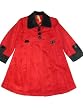 Little Star Girls Fleece Dress Coat Jacket, Boutique Pageant Attire, Holiday, Red, Grey, Camel 4/6X