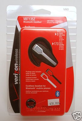 NEW JABRA VBT135Z VERIZON BLUETOOTH HEADSET VBT135 BT135 IN VERIZON RETAIL PACKAGING 