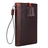 Genuine Italy Oil Leather Case for Iphone 6 Plus + Book Wallet Handmade Luxury Handmade New Free Shipping !