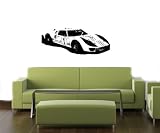 Wall MURAL Vinyl Sticker Car 1966 Gulf GT40 MKII race car D2167