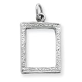 Sterling Silver Picture Frame Charm