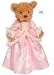 2 Item Bundle: Little Adventures Pink Parisian 18" Doll Clothes -Fits American Girl- + Hair Bow!