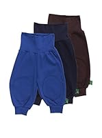Fred's World by Green Cotton Pack x 3 Pantalones (Azul)