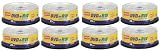 STAPLES (8) 25PK DVD+RW 4.7GB 4X 120min Total of 200 Disks