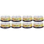 STAPLES (8) 25PK DVD+RW 4.7GB 4X 120min Total of 200 Disks