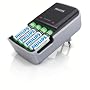Philips Steckerladeger�t SCB 2050 NB/12 inkl. NiMH Akku AA Mignon 2100 mAh 4er Pack