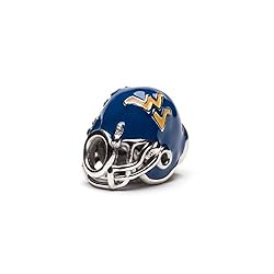 West Virginia University Helmet Bead