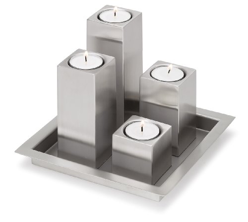 Blomus 5 Piece Tealight Set Square
