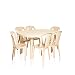 Varmora 1+6 Dinning Table Set Dezire (Beige) RS.7051.00