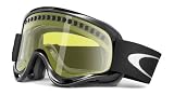 Oakley Unisex-Adult O Frame Snow Goggles(Jet Black,Yellow)