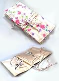 Floral Print Travel Jewellery Roll