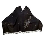 Royal Kraft提供 Apparel & Shoes Online Shop Ranking 25. Beautiful Handmade Golden Embroidered Wool Stole With Sequins And Beads (Free Shipping) stle0017r
