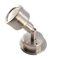 12 volt Warm White LED Reading Light- Brushed Nickel Finish
