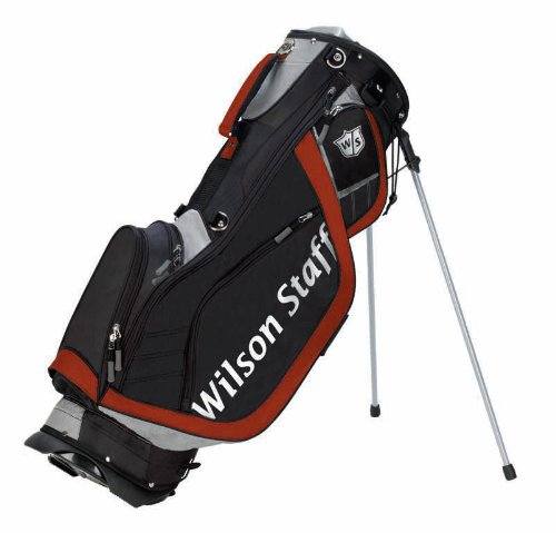 Wilson Staff Golf Bag Carry W/S ELITE CARRY, Black Red Preisvergleich