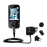 International Wall / AC Charger for the HTC Shadow II - Gomadic Brand w/ TipExchange Technology