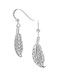 Break-Up Silver Leaf Earrings