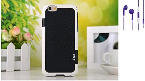 Combo pack For iPhone 6 4.7in - SliK PC and TPU Bumper & Back Plate Cover - Black/White SliK And MYBAT Purple Stereo Handsfree (745) (with Package) for APPLE The new iPad APPLE iPhone 4S/4 APPLE iPad 2 APPLE iPod touch (4th generation) APPLE iPad APPLE iPod nano (6th generation) APPLE iPod shuffle (4th generation) APPLE iPhone 3GS/3G APPLE iPod touch (3rd generation) APPLE iPod nano (5th generation) APPLE iPhone 5S/5 APPLE iPod touch (5th generation) APPLE iPad Mini APPLE iPod nano (7th generati