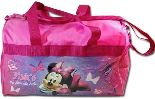 Minnie "Bowtique" 600d Polyester Duffle Bag with Printed PVC Side Panels