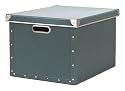Dual File Box, Bluestone, 2 Pack