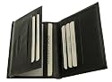 Soft Black Mens Wallet & Credit Card Holder - 7 Slots For Credit Cards & 2 Windows
