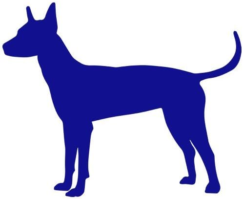 Zolo Zoloitzcuintle Dog Decal Sticker (blue), Decal Sticker Vinyl Car Home Truck Window Laptop