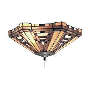 American Art Fan Kit Ceiling Mount in Classic Bronze by Landmark Lighting