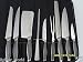 Brand new set of japanese style chefs knives