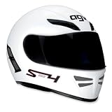AGV S-4 Full Face Motorcycle Helmet Matte White Extra Large