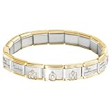 Mom, Another Word For Wonderful Italian Charm Bracelet