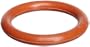 228 Silicone O-Ring, 70A Durometer, Red, 2-1/4" ID, 2-1/2" OD, 1/8" Width (Pack of 10)
