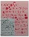 FAIRY TALE LETTER STENCIL SET