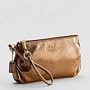 Coach Ali Leather Capacity Large Wristlet Clutch Bag 42647 Rose Gold