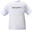 SECURITY - Law Enforcement Gear - Heather Grey or White T-shirt / FRONT + BACK Print