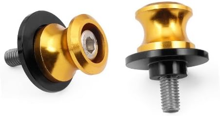 1 Set CNC Racing Dirt Motorcycle Accessories Swing Arm Sliders Spools Gold Fit For Yamaha 6mm FZR1000 EXUP 1991