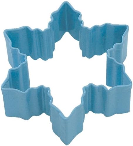 Snowflake Blue Poly Resin Cookie Cutter 3"