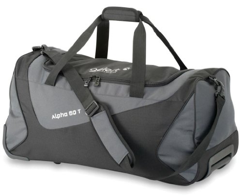 Gelert Alpha Transit Valise à roulettes mixte adulte Noir/Charcoal 60 Litres