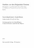Produkt-Bild: Investigationes Anatolicae: Gedenkschrift f&uuml;r Erich Neu