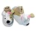 Private Label - Toddler Girls Dog Slipper, White, Tan