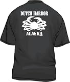 Dutch Harbor Alaska CRAB Logo Mens Tee Shirt in 12 colors Small thru 6XL