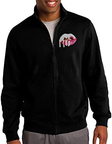 Men's Kylie Cosmetics Socialite Model Kylie Kristen Jenner Zip-Front Sweatshirt Jacket