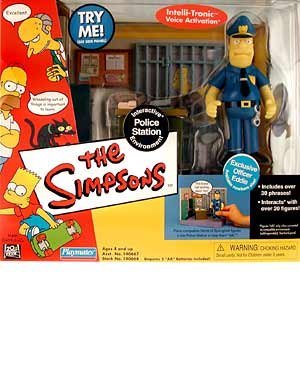 The Simpsons Intelli-Tronic Playset: Police Station-image