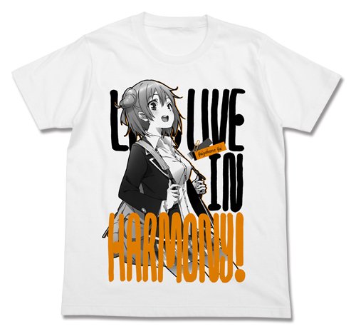 やはり俺の青春ラブコメはまちがっている。 由比ヶ浜結衣Tシャツ ホワイト サイズ:M