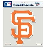 SF San Francisco Giants MLB Baseball Sports Team Auto Car Truck Color 8x8 Die-Cut Decal Sticker