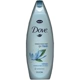 Dove Beauty Body Wash Go Fresh, Refresh with Waterlily & Fresh Mint Scent 12 oz