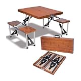 Table PIC-NIC avec plateau en bois