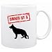 New  Owned By German Shepherd  Mug Dog