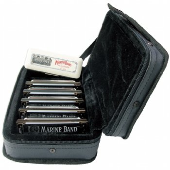 Hohner Case of Marine Bands Harmonica 5-Pack