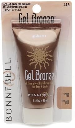 Bonne Bell Bronzing Gel, Golden Tan 416 1.1 fl oz (Pack of 6)