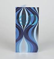 Metallic Blue 40th Birthday Card