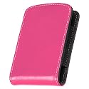 Pink Leather Pocket Elasticated Pouch Carry Case Cover for the Apple iPhone 3G 3GS 4 4G 4S Mobile Phone. Part of the XYLO ACCESSORIES RANGE.